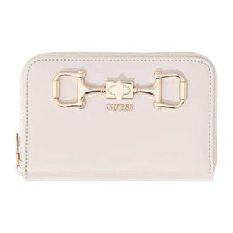 Guess Janie Logo Wallet - Dames - Portefeuilles - Wit - ONE Size - Accessoires