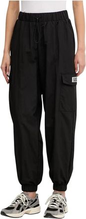 Emporio Armani Trainingsbroeken - Dames - Straight fit broeken - Zwart - L - Broeken