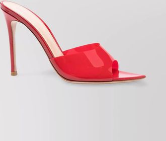 Gianvito Rossi she pointed toe leather sole mules