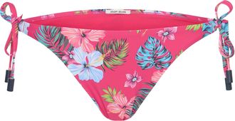 Joop Bikini-Hose JOOP JEANS JEANS HIBISCUS, Damen, Gr. 34, N-Gr, pink (pink aop), Microfaser, Obermaterial: 83% Polyamid, 17% Elasthan, Badehosen Bikini-Ho