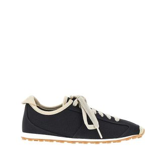 Jacquemus Les Tennis leather and canvas sneakers Woman 37
