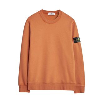 Stone Island Casual Sweatshirt voor Mannen - Heren - Sweatshirts & Hoodies - Oranje - Maat: XL