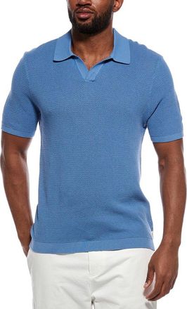 Onia Textured Johnny Collar Polo Shirt