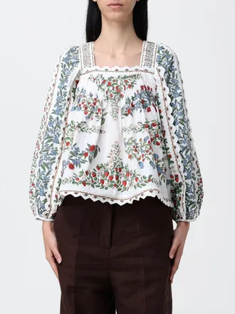Farm Rio Blusa Fruit Beauty in cotone stampato