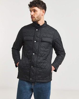 Jacamo Black Quilted Jacket
