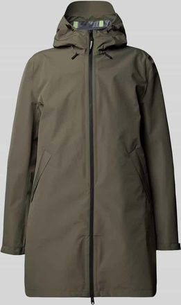 Ecoalf Mantel mit Zweiwege-Rei&szlig;verschluss Modell VENUEALF in Oliv, Gr&ouml;&szlig;e XXL