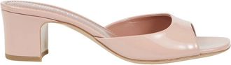 PARIS TEXAS Schoenen, Dames, Roze, 39 EU, Leer, Leren Muiltjes met Lage Hak
