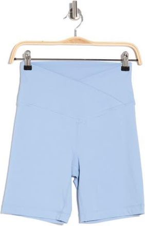 Yogalicious DENIM RIB CROSSOVER FRONT V WB in Light Denim at Nordstrom Rack, Size X-Small