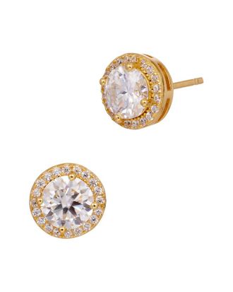 Savvy Cie Jewels 18K Over Silver Studs