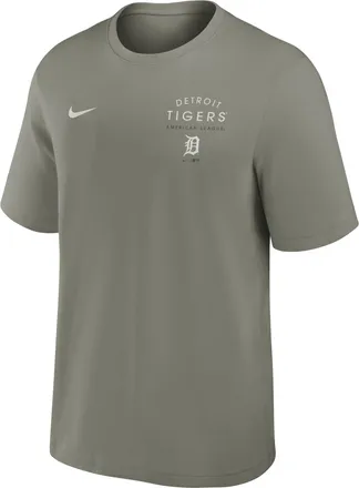 Nike Detroit Tigers Primary Nike Mens Dri-FIT MLB T-Shirt in Grey | 02OZN05KDG-H0Q