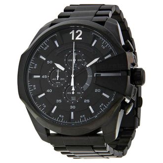 Diesel Mega Chief Chronograph Black Dial Mens Watch DZ4283