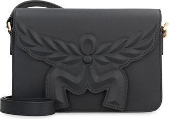 MCM Himmel Leather Crossbody Bag - Dames - Schoudertassen - Zwart - ONE Size - Leer - Tassen