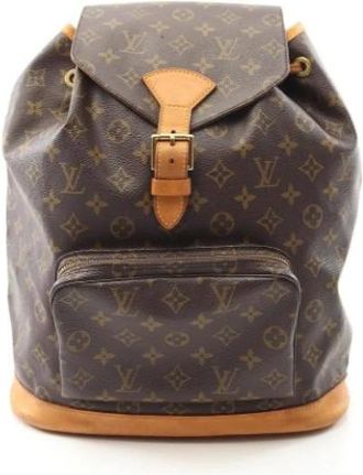 Louis Vuitton Pre-owned Backpacks, female, Brown, Size: ONE SIZE Pre-owned Canvas louis-vuitton-bags