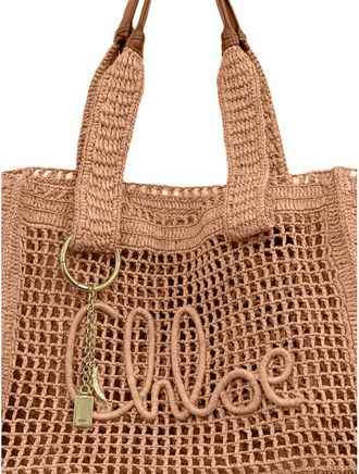 Chlo&eacute; Summer Banana Logo-charm Tote Bag