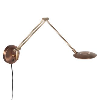Steinhauer Lampada Da Parete - Bronzo - Zenith2 - Plastica Metallo - &Oslash; 12cm