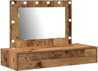 vidaXL Dressing Table Brown 100 x 40 x 70 cm Engineered wood Vidaxl