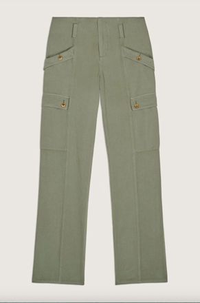 BA&SH Womens Pantalon Dada Pants In Khaki Sage