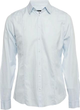 Gucci Camicia con motivo spigato - Blu