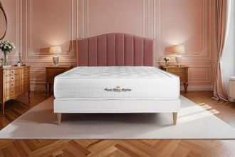 Royal Palace Bedding Somier Blanco + Colch&oacute;n Con Espuma Viscoel&aacute;stica 120 X 200