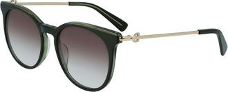 Longchamp LO693S 300 Mens Sunglasses Green Size 52