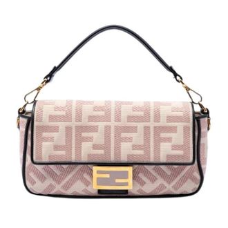 Fendi Pre-owned Baguette - Dames - Pre-owned - Roze - Maat: ONE Size Leer