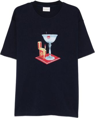 Dr&ocirc;le de Monsieur Cocktail Graphic-print T-shirt