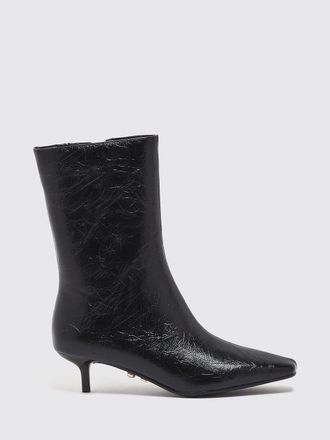Twentyfourhaitch Flat Ankle Boot Woman color Black
