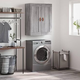 vidaXL Armario De Pared Madera Ingenier&iacute;a Gris Sonoma 69,5x34x90 Cm Vidaxl