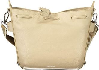Coccinelle Beige Leather Women Womens Handbag