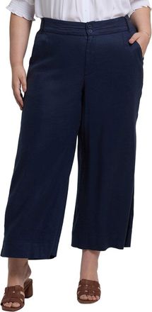 NYDJ Nydj Plus Waverly Oxford Navy Trouser Jean