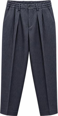 Be Able Dominique Pinstripe Broek - Heren - Slim Fit Broeken - Blauw - W32 - Wol - Broeken