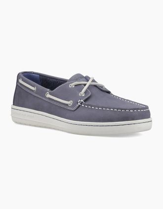 Sperry Top-Sider Mens Sperry Strake 2-Eye Boat Leather Mens Navy Boat Shoes - Blue - Size: 12