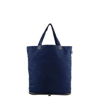 Pourchet Tassen, Dames, Blauw, ONE Size, Leer, Easy Travel Petit Tote