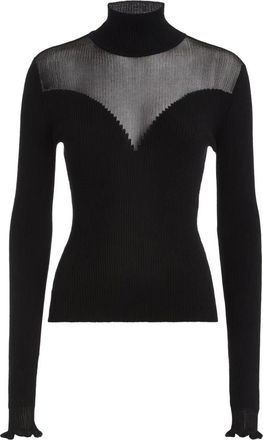 Genny Jersey de cuello alto - Knitwear - Mujer - Negro - L