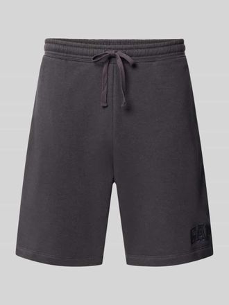 GAP Straight Fit Shorts mit Logo-Stitching Modell Heritage in Anthrazit, Gr&ouml;&szlig;e XXL