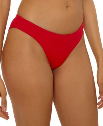 BECCA by Rebecca Virtue Riviera Bikini Bottom Womens Apple Stretch Hipster Swimwear GBO3699