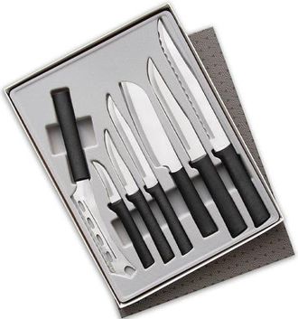 Rada 7 Piece Starter Knife Set Part 2 with Gift Box in Black at Nordstrom