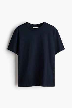 H&M T-Shirt aus Baumwolle - Blue