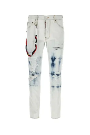Dsquared2 Light Blue Mid Rise Jeans