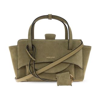 Hidesins Borsa a mano piccola con patta - - Bags - Donna - Verde - ONE SIZE
