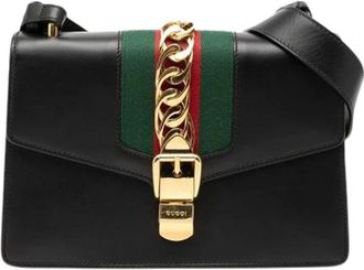 Gucci Pre-owned Sylvie Shoulder Bag - - Pre-owned - Donna - Nero - ONE SIZE