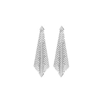 Paco Rabanne Earrings, female, Gray, Size: ONE SIZE Rabanne Bijoux Silver