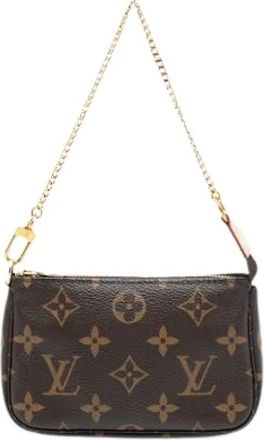 Louis Vuitton Pre-owned Mini Bags, female, Brown, Size: ONE SIZE Pre-owned Mini Pochette Accessoires