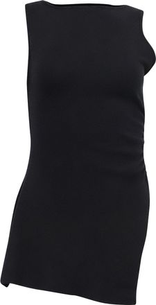 Reformation Scoop Neck Sleeveless Top in Black Lyocell