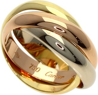 Cartier Trinity Yellow Gold (18K) Pink Gold (18K) White Gold (18K) Band Ring (Pre-Owned)