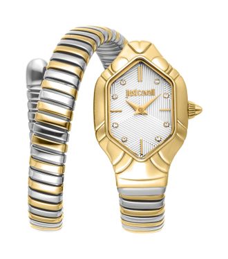 Just Cavalli Womens Snake 316L Stainless Steel Watch