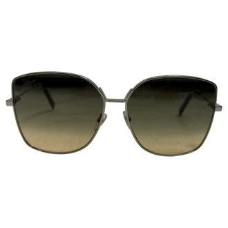 Givenchy Pre-owned Womens GV7184/G/S Square-Framed Sunglasses in Silver Metal - One Size