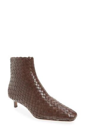 Loeffler Randall Marcella Woven Bootie in Espresso at Nordstrom Rack, Size 6