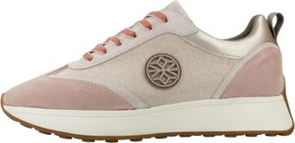 Geox Amabel - Dames - Sneakers - Roze - 38 EU - Leer - Schoenen