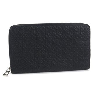 Loewe Black Leather Long Wallet (Bi-Fold) (Pre-Owned)